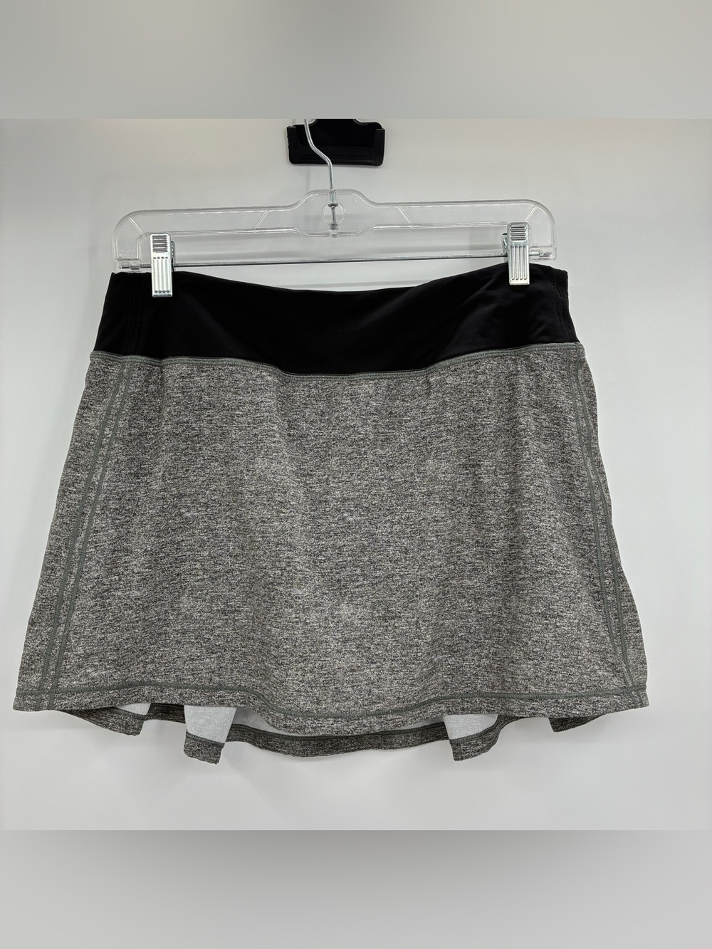 Lululemon Pace Rival Running Tennis Golf Skort Skirt Heathered Gray Size 8